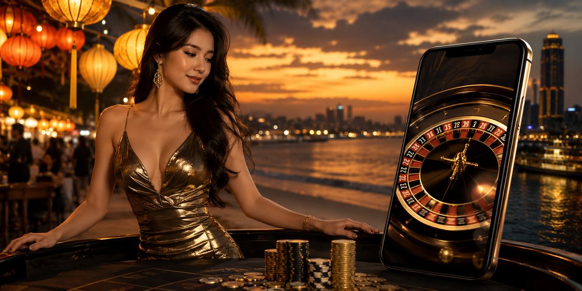 Người chơi roulette tại chợ đêm Sài Gòn với khuyến mãi casino mới nhất